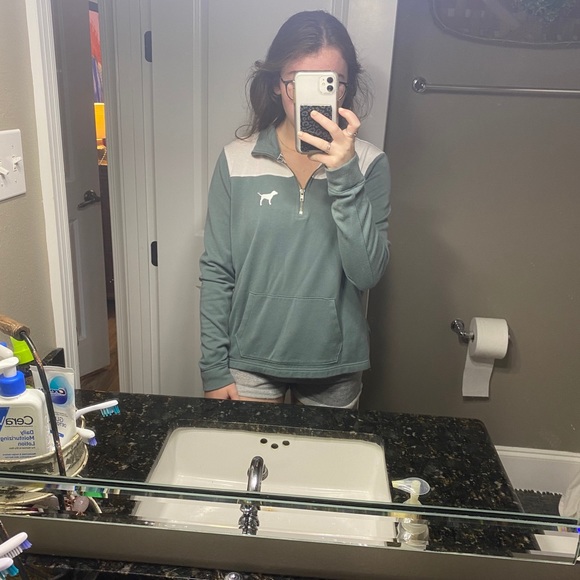 pink half zip - Picture 2 of 3